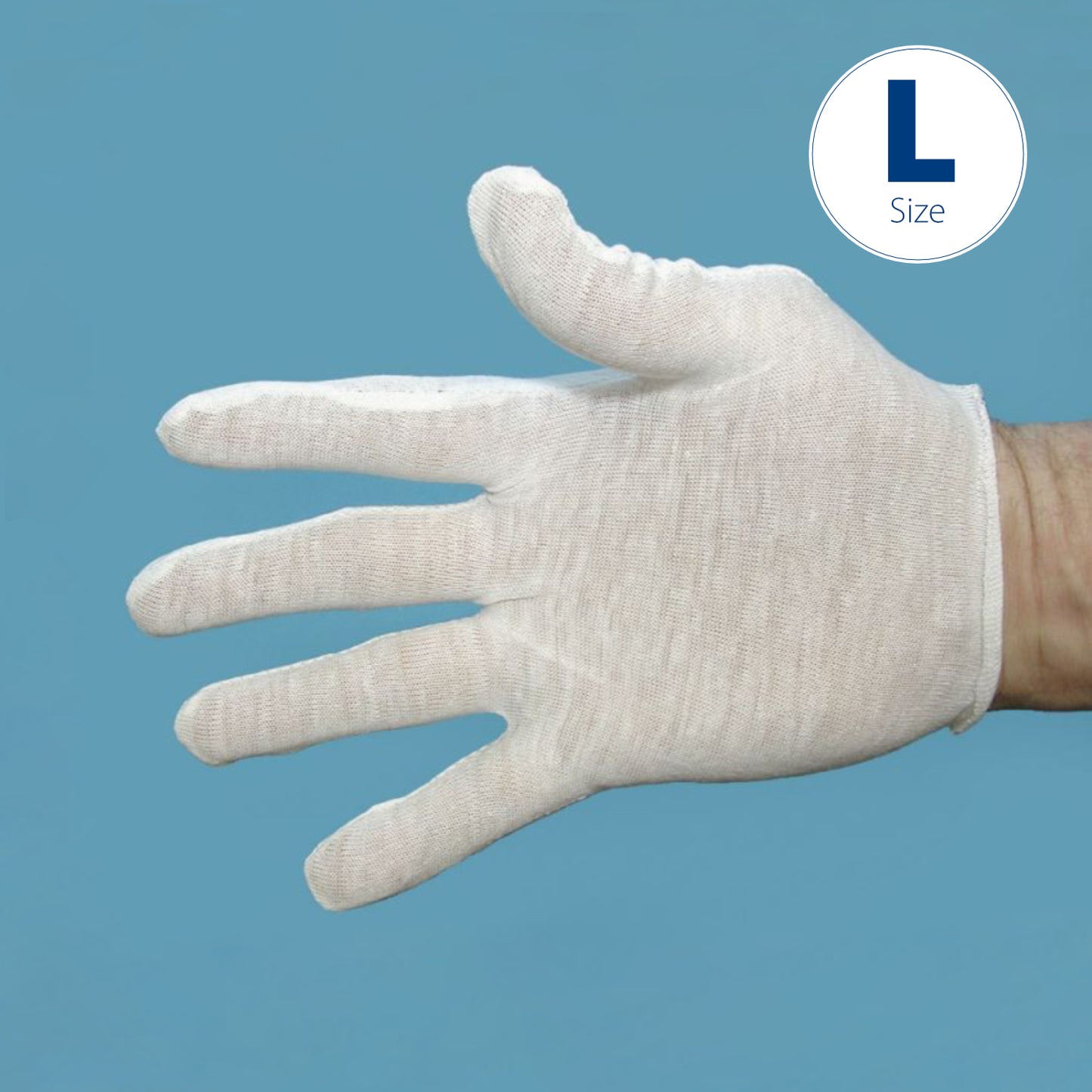 AGC8028L – Cotton Gloves Large (Pack of 12 Pairs)