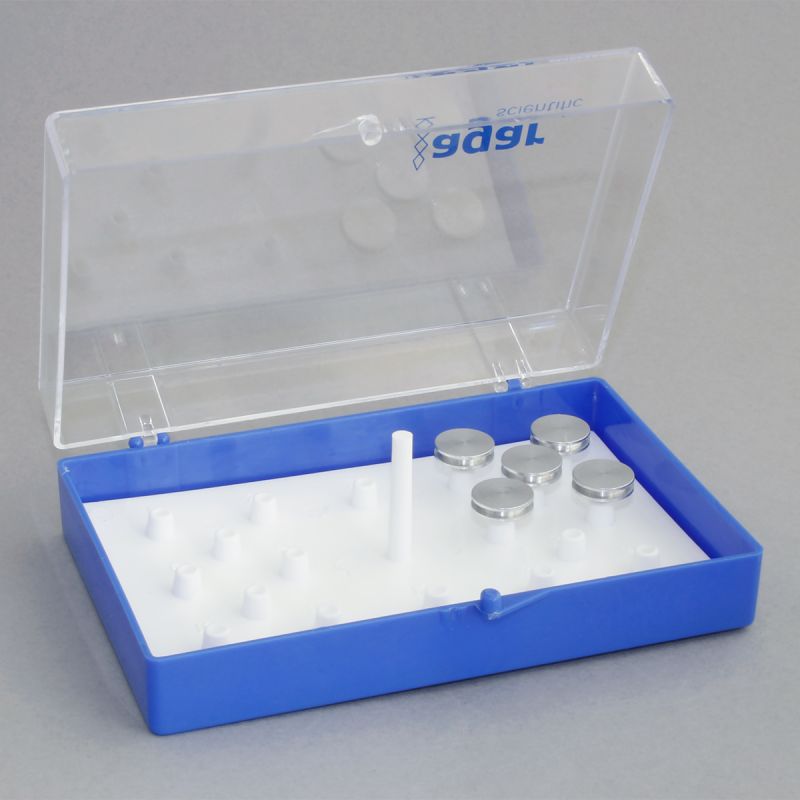AGG3100 Stub Storage Box for 18 pin-type stubs, fits 10mm or 15mm stub