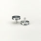 AGG301F – SEM Specimen Stubs Aluminium 12.5mm dia 3.2 x 6mm pin PK100
