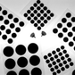 Carbon adhesive discs 9mm I AGG3357N