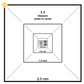 AGS221-T – CDMS Chrome and gold 525µm 2.0mm to 100nm Traceable