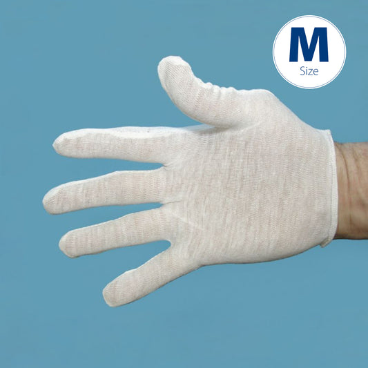 AGC8028M – Cotton Gloves Medium (Pack of 12 Pairs)