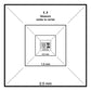 AGS221-ISO – CDMS Cr/Au 525µm 2mm-100nm ISO Certified on Pin Stub 12.5 mm