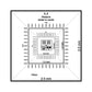 AGS222-ISO – CDMS Cr/Au 525µm X/Y 2mm-1µm ISO Certified on Pin Stub 12.5
